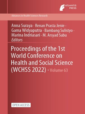 cover image of Proceedings of the 1st World Conference on Health and Social Science (WCHSS 2022)
